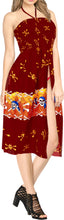 Load image into Gallery viewer, la-leela-womens-one-size-beach-dress-tube-dress-red-one-size-halloween