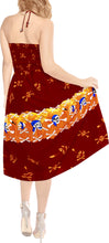 Load image into Gallery viewer, LA LEELA Women&#39;s One Size Beach Dress Tube Dress Red One Size Halloween
