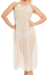 la-leela-evening-beach-swimwear-chiffon-printed-evening-tube-dress-hawaiian-white-694-one-size