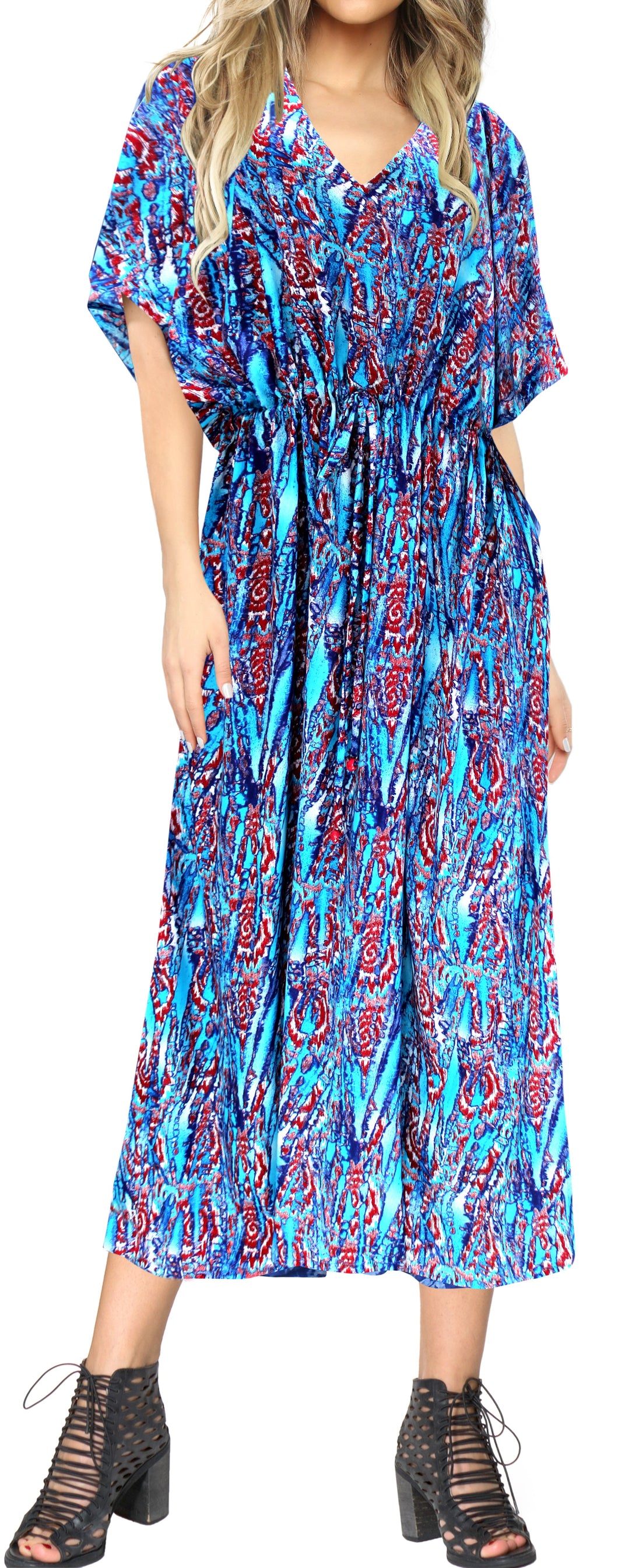 la-leela-1-womens-kaftan-kimono-nightgown-beachwear-bathing-suit-dress-cover-up   Blue_d644 136726