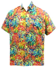 Load image into Gallery viewer, la-leela-mens-aloha-hawaiian-shirt-short-sleeve-button-down-casual-beach-party-drt106