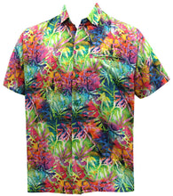 Load image into Gallery viewer, la-leela-mens-casual-beach-hawaiian-shirt-for-aloha-tropical-beach-front-pocket-short-sleeve-multicolor
