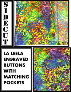 LA LEELA Shirt Casual Button Down Short Sleeve Beach Shirt Men Pocket HD 226 Multicolor