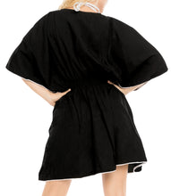 Load image into Gallery viewer, Women&#39;s Dress Sundress Beachwear Lounger  Evening Casual TOP Cover ups  Black