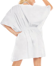 Load image into Gallery viewer, Women&#39;s Dress Sundress Beachwear Lounger  Evening Casual TOP Cover ups  White