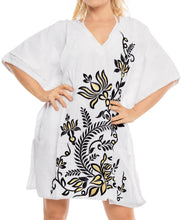 Load image into Gallery viewer, Women&#39;s Dress Sundress Beachwear Lounger  Evening Casual TOP Cover ups  White