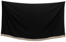 Load image into Gallery viewer, La Leela Men&#39;s Hawaiian Beach Wrap Sheer Sarong Swimming Bathing Suit Towel Beachwear Swim Pareo Cover up Long 72&quot;X42&quot;  Black 136818