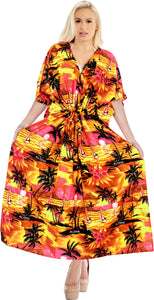 la-leela-lounge-caftan-likre-printed-resort-wear-island-party-kaftan-boho-top-blouse-lightweight-designer-cover-ups-Pumpkin Orange_V416