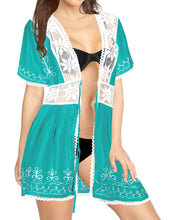 Load image into Gallery viewer, LA LEELA Women&#39;s Summer Boho Pants Hippie Clothes Yoga Outfits Green_White