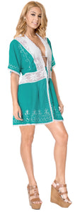 LA LEELA Women's Summer Boho Pants Hippie Clothes Yoga Outfits Green_White