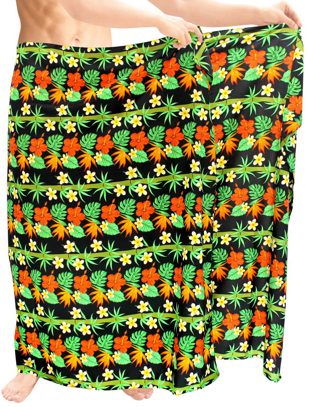 la-leela-mens-hawaiian-beach-wrap-sheer-sarong-swimming-bathing-suit-towel-beachwear-swim-pareo-cover-up-long-72x42--black-136978
