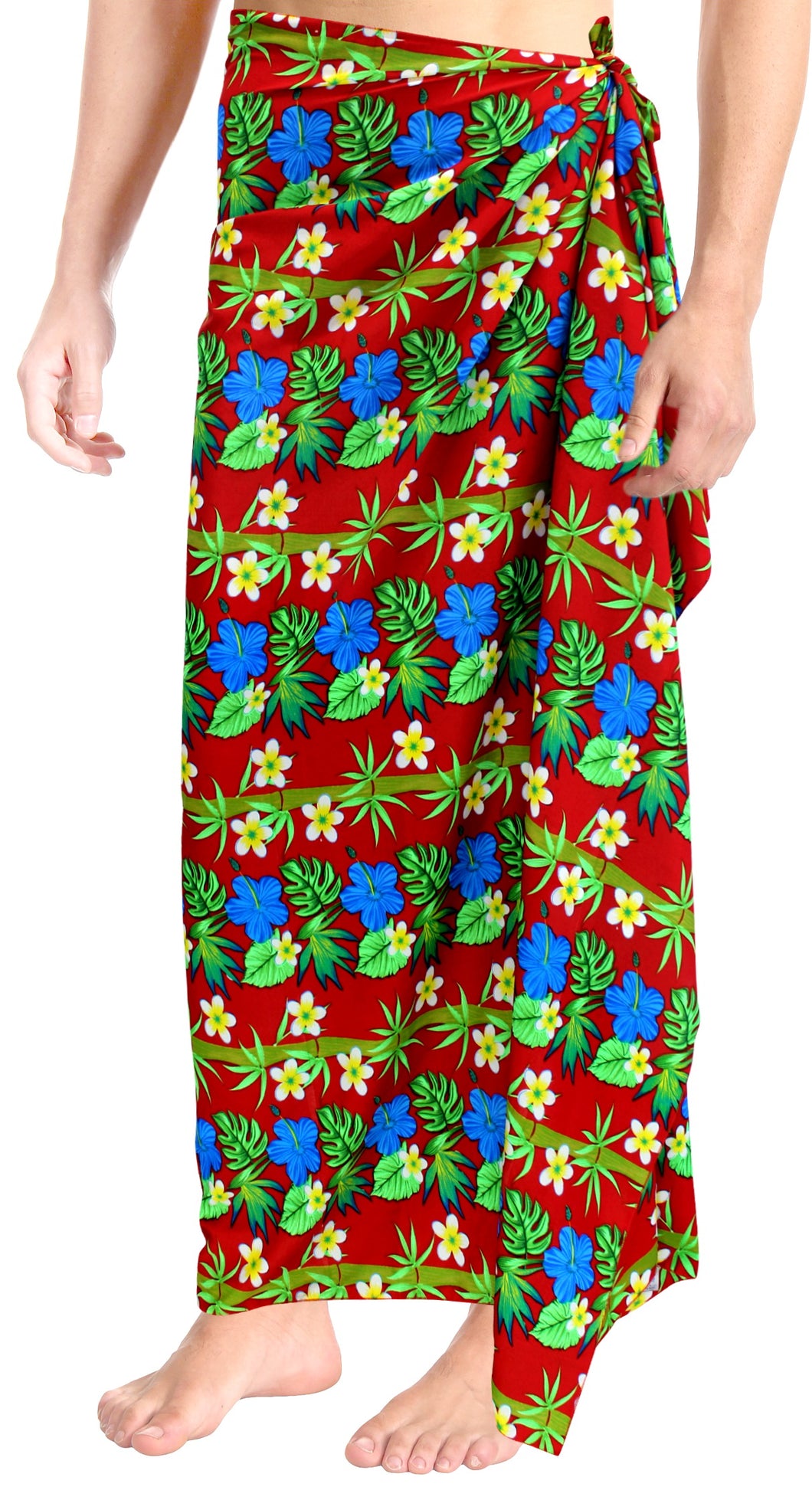 LA LEELA Men's Beach Wrap Sarong Cover Ups Swimsuit Tie Lungi 78
