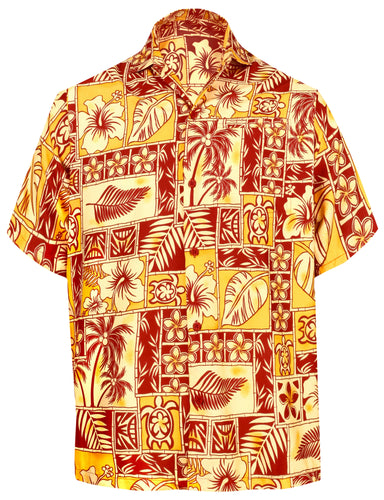 la-leela-shirt-casual-button-down-short-sleeve-beach-shirt-men-aloha-pocket-Shirt-Blood Red_W405