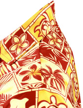 Load image into Gallery viewer, la-leela-shirt-casual-button-down-short-sleeve-beach-shirt-men-aloha-pocket-Shirt-Blood Red_W405