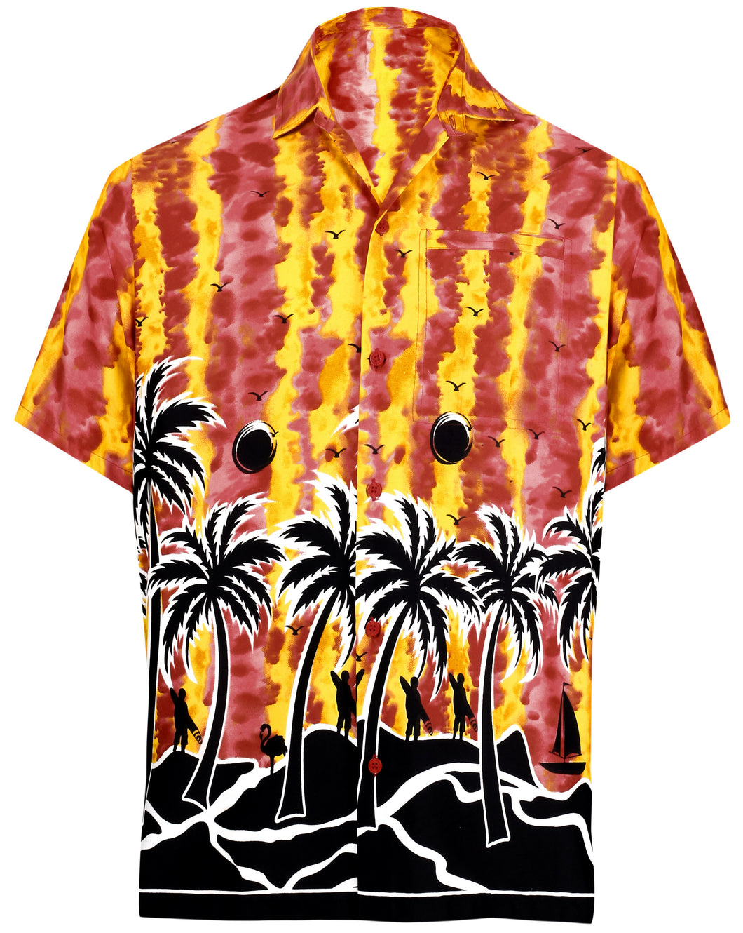 la-leela-shirt-casual-button-down-short-sleeve-beach-shirt-men-aloha-pocket-Shirt-Blood Red_W410