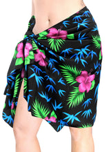 Load image into Gallery viewer, la-leela-beach-sarong-swimwear-cover-up-swimsuit-black_p986-78x21