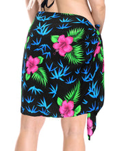 Load image into Gallery viewer, la-leela-beach-sarong-swimwear-cover-up-swimsuit-black_p986-78x21
