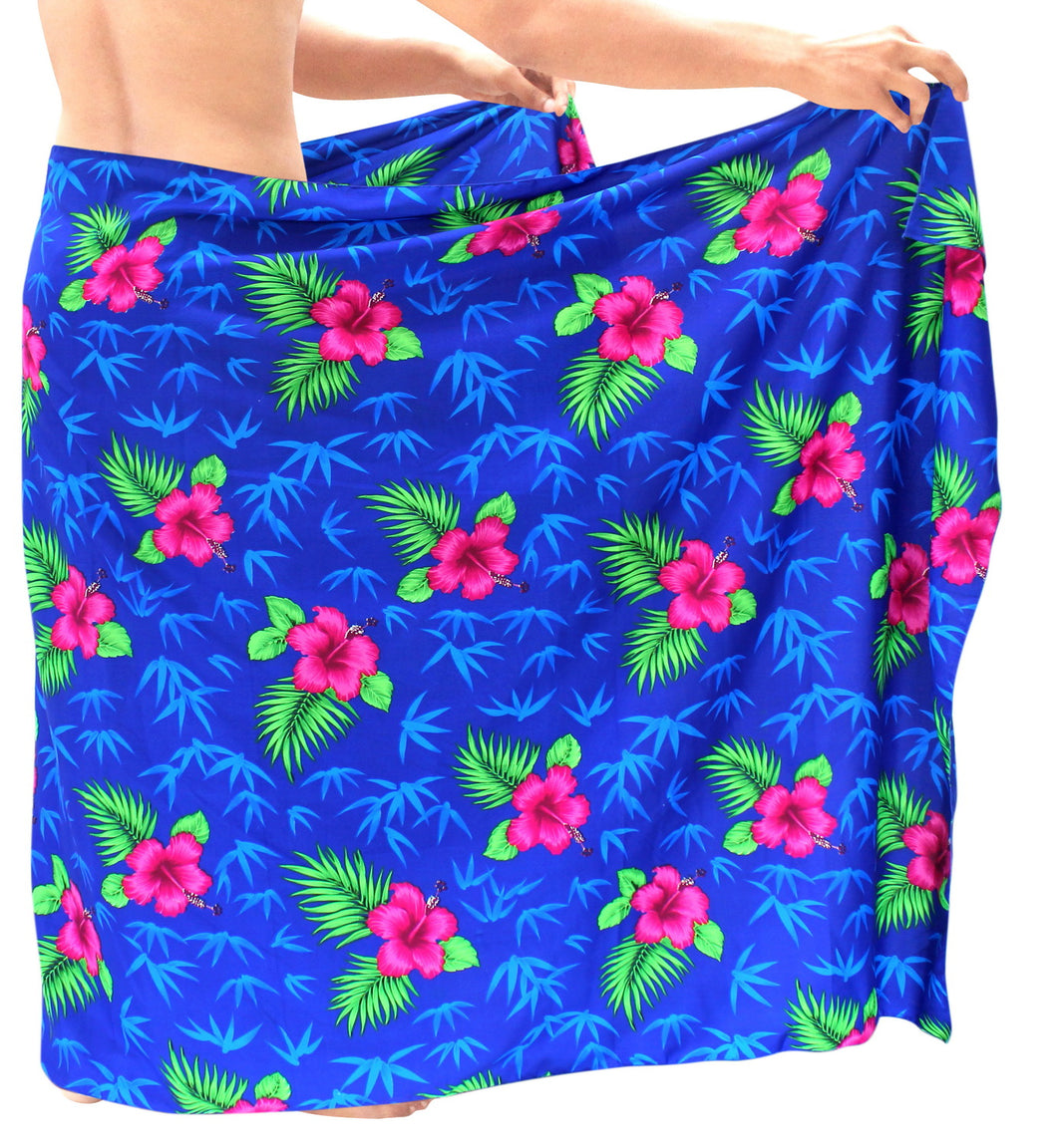 LA LEELA Men's Hawaiian Sarongs For Men Plus Size Beach Wrap 72