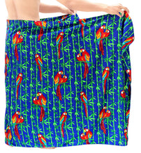 Load image into Gallery viewer, LA LEELA Men&#39;s Swimwear Cover Up Beach Sarong Swimsuit Wrap 72&quot;x42&quot; Royal Blue O245 137260