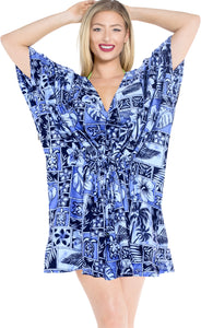 la-leela-bikni-swimwear-soft-fabric-printed-beachwear-loose-cover-up-OSFM 16-28W [XL- 4X]-Blue_O233