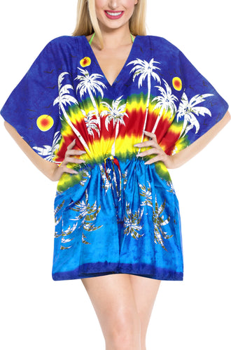 la-leela-bikni-swimwear-soft-fabric-printed-beachwear-loose-cover-up-OSFM 16-28W [XL- 4X]-Blue_M720