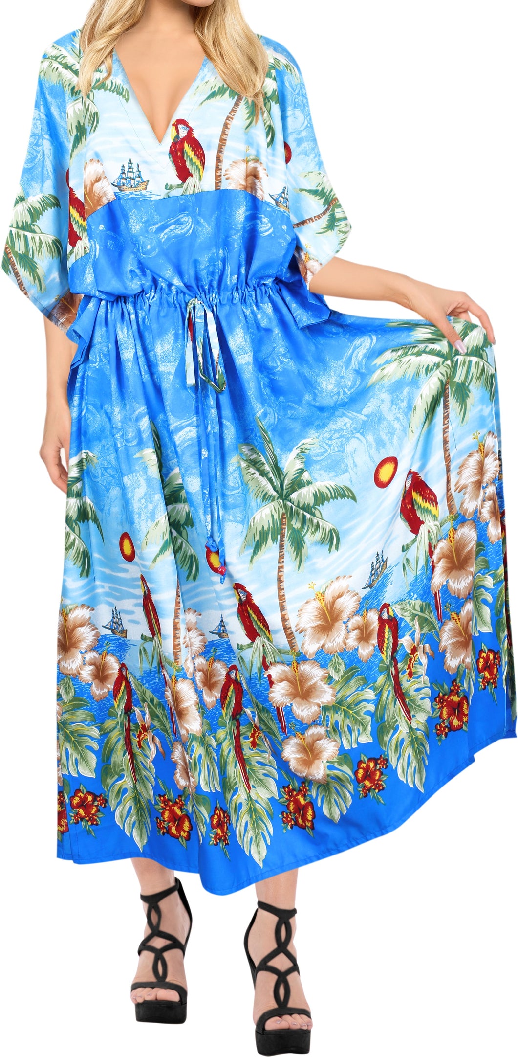 la-leela-lounge-caftan-likre-printed-resort-wear-island-party-kaftan-boho-top-blouse-lightweight-designer-cover-ups-Blue_M691