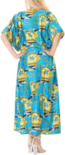 Load image into Gallery viewer, la-leela-lounge-likre-printed-long-caftan-vacation-top-matching_602-osfm-14-22w-l-3x