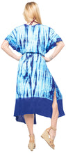 Load image into Gallery viewer, la-leela-casual-dress-beach-cover-up-rayon-tie-dye-cover-up-womens-swimsuit-skirt-blue-94-one-size