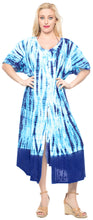 Load image into Gallery viewer, la-leela-casual-dress-beach-cover-up-rayon-tie-dye-cover-up-womens-swimsuit-skirt-blue-94-one-size