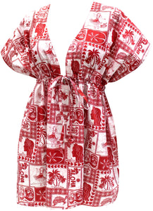 la-leela-bikni-swimwear-soft-fabric-printed-beachwear-loose-cover-up-OSFM 14-24W [L- 3X]-Blood Red_I775