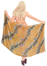 Load image into Gallery viewer, LA LEELA Womens Swimsuit Sarong Skirt Swimwear Scarf Coverup 78&quot;x39&quot; Orange_I706
