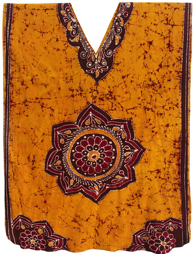 la-leela-lounge-caftan-cotton-batik-top-caribbean-short-office-stretchy-golden-146-plus-size