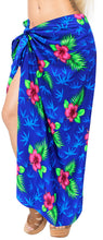 Load image into Gallery viewer, LA LEELA Women&#39;s Swimsuit Cover Up Summer Beach Wrap Skirt One Size Blue_O424