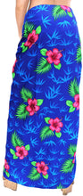 Load image into Gallery viewer, LA LEELA Women&#39;s Swimsuit Cover Up Summer Beach Wrap Skirt One Size Blue_O424