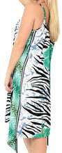 Load image into Gallery viewer, la-leela-bikni-swimwear-soft-fabric-printed-blouse-cover-ups-women-osfm-14-16-l-1x-green_6369