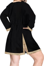 Load image into Gallery viewer, Women&#39;s Beachwear Casual Kimono Swimwear Swimsuit Blouse bikini Cover up Black