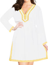 Load image into Gallery viewer, Women&#39;s Beachwear Casual Kimono Swimwear Swimsuit Blouse bikini Cover up White