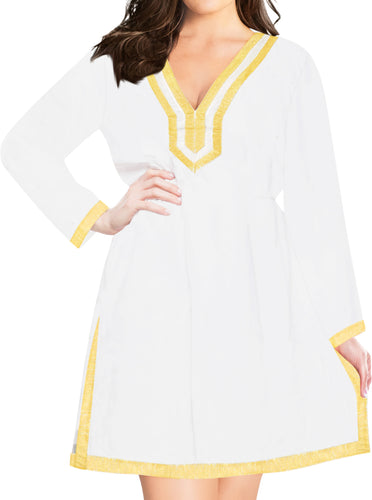 Women's Beachwear Casual Kimono Swimwear Swimsuit Blouse bikini Cover up White