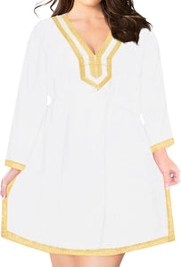 Women's Beachwear Casual Kimono Swimwear Swimsuit Blouse bikini Cover up White