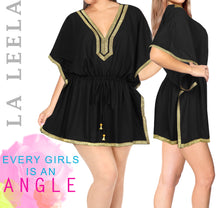 Load image into Gallery viewer, Women&#39;s Beachwear Loose Kimono Swimwear Swimsuit Blouse bikini Cover up Black