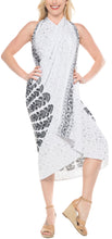 Load image into Gallery viewer, la-leela-rayon-hawaiian-beach-pareo-girls-sarong-printed-78x39-white_4925-white_m404