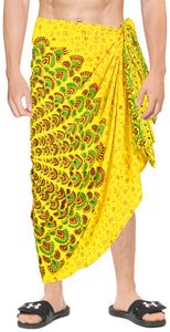 la-leela-mens-hawaiian-beach-wrap-sheer-sarong-swimming-bathing-suit-towel-beachwear-swim-pareo-cover-up-long-72x42--yellow-138063