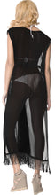 Load image into Gallery viewer, LA LEELA Women&#39;s Open Front Oversized Kimono Cardigan M-L Charcoal
