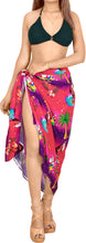 Load image into Gallery viewer, LA LEELA Men&#39;s Plus Size Wrap Beach Swimwear Cover Up Pareo Tie Sarong Vacation
