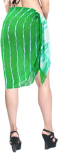 Load image into Gallery viewer, la-leela-sheer-chiffon-casual-swimwear-wrap-girl-sarong-solid-72x21-green_c80