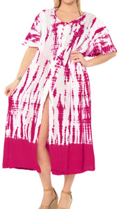 la-leela-casual-dress-beach-cover-up-rayon-tie-dye-cover-up-womens-swimsuit-skirt-Pink_C95
