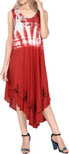 Load image into Gallery viewer, Women&#39;s Evening Beachwear Tie Dye Bikini Swimwear Cover up Caftan Casual Dress R