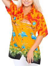 Load image into Gallery viewer, Women Hawaiian Shirt Blouses Beach Top Tank Casual Aloha Holiday Sport Boho