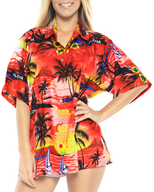 la-leela-womens-beach-casual-hawaiian-blouse-short-sleeve-button-down-shirt-red-tops