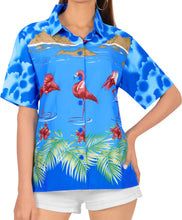 Load image into Gallery viewer, Women Hawaiian Shirt Blouses Beach Top Tank Casual Aloha Holiday Sport Boho